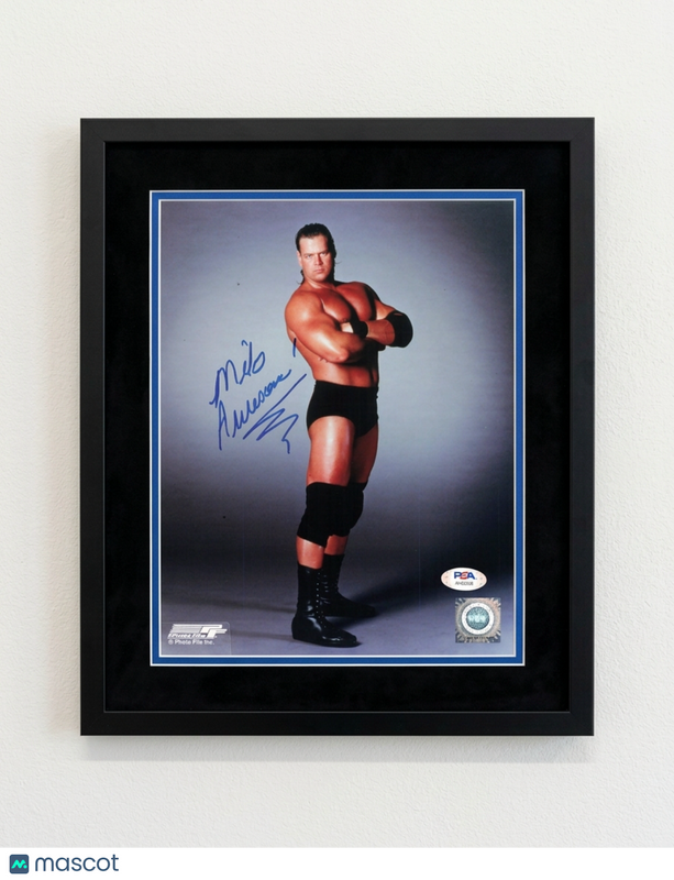 Mike Awesome Alfonso Signed 8x10 Framed Photo PSA Autographed 11x14