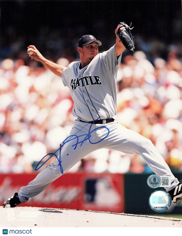 Freddy Garcia Seattle Mariners Signed 8x10 Photo BAS