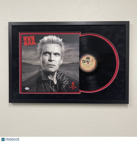 Billy Idol signed Vinyl Framed PSA The Roadside