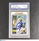 2005 Topps #223 Cesar Izturis Signed Card Auto PSA Slabbed Los Angeles Dodgers