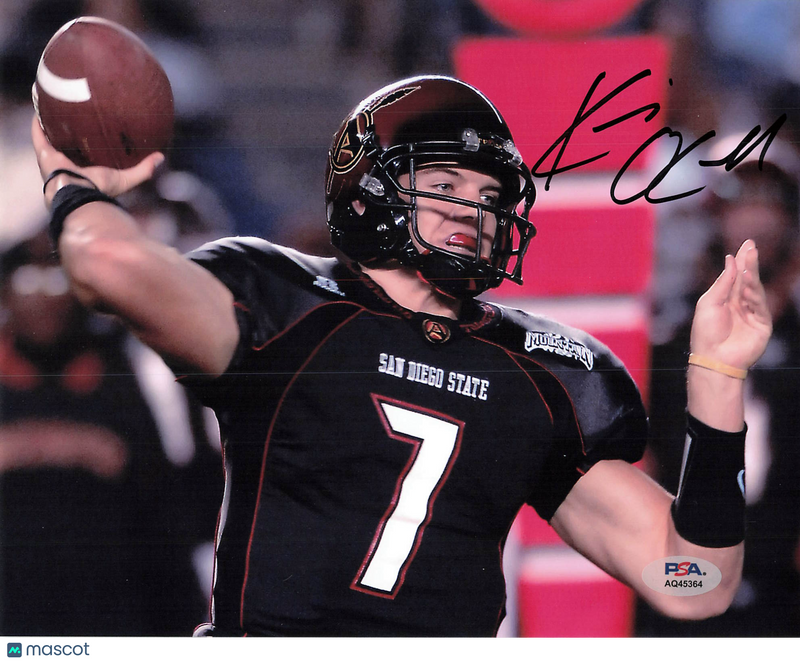Kevin O'Connell Signed San Diego State Aztecs Football 8x10 Photo PSA Auth