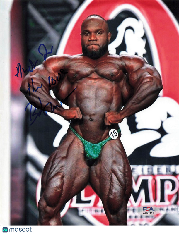 Akim Williams Signed Bodybuilding 8x10 Photo PSA Autographed