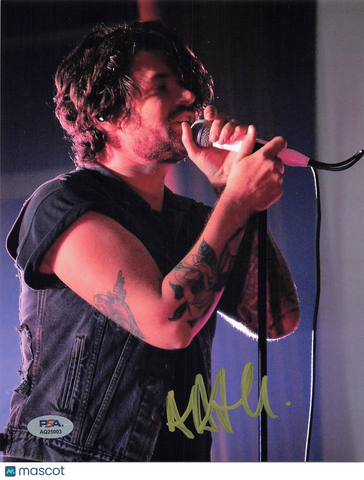 Adam Lazzara Signed 8x10 Photo PSA Autographed