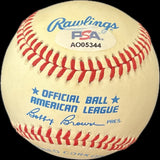 Joe DiMaggio Signed Baseball PSA/DNA LOA New York Yankees Autographed