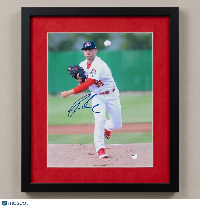 Rob Kaminsky St. Louis Cardinals Signed 11x14 Custom Framed Photo PSA