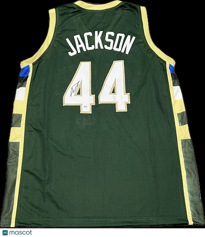 Andre Jackson Signed Jersey PSA Milwaukee Bucks Autographed