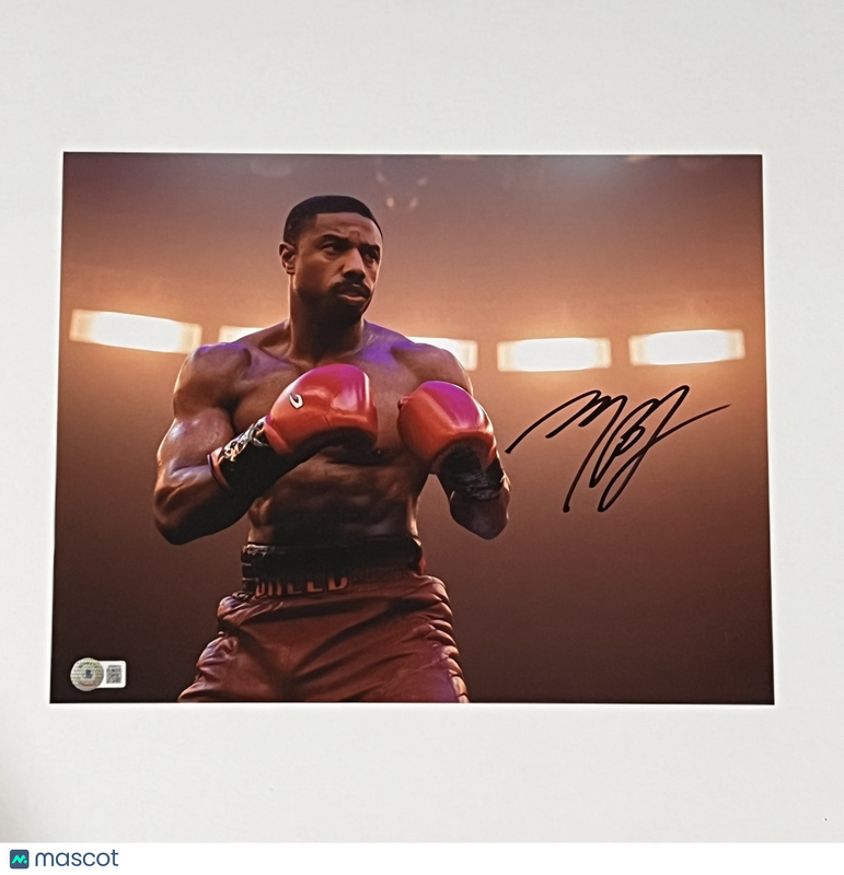 Michael B. Jordan signed 11x14 Photo BAS Autographed Creed