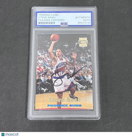 1996 Steve Nash Topps Stadium Club#R13 Signed Card PSA Auto Auth Autographed