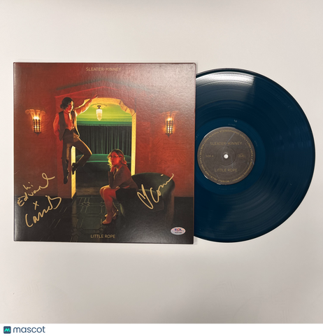 Carrie Brownstein and Corin Tucker Signed Sleater-Kinney Little Rope Vinyl PSA