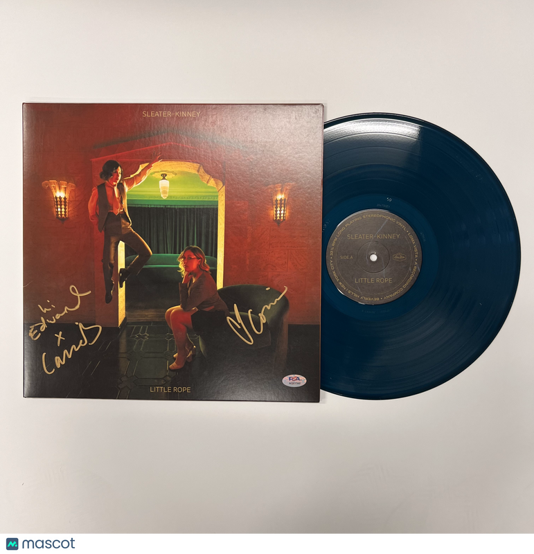 Carrie Brownstein and Corin Tucker Signed Sleater-Kinney Little Rope Vinyl PSA