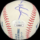 Jerry Seinfeld, Jason Alexander, Larry David&J.L.D. Signed Baseball PSA Seinfeld