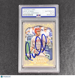 2012 Topps Gypsy Queen #88 Erick Aybar Signed Card Auto PSA Slabbed LA Angels