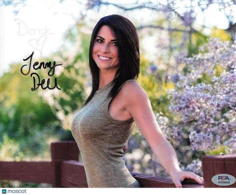 Jenny Dell Signed 8x10 Photo PSA Autographed