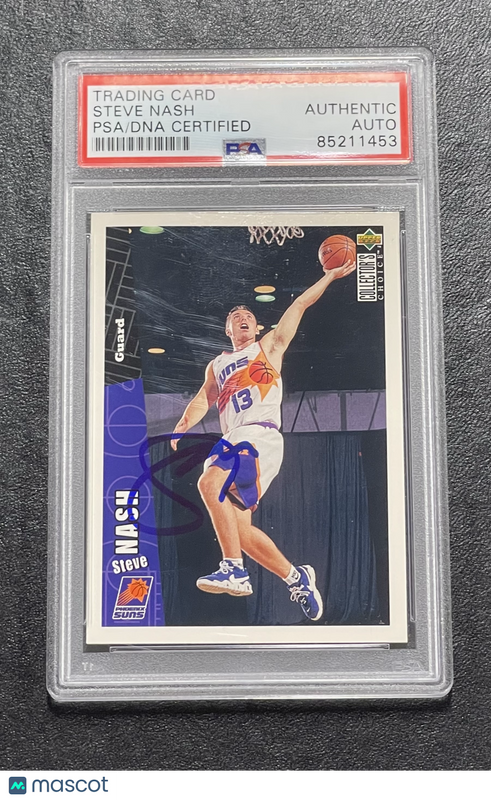 1996–97 Upper Deck Collector's Choice#310 Steve Nash Signed Auto PSA