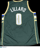 Damian Lillard Signed Milwaukee Bucks Jersey BAS