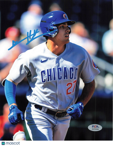 Matt Mervis Chicago Cubs Signed 8x10 Photo PSA