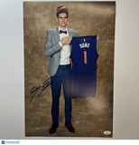 Dragan Bender Phoenix Suns Signed Basketball 12x18 Photo JSA