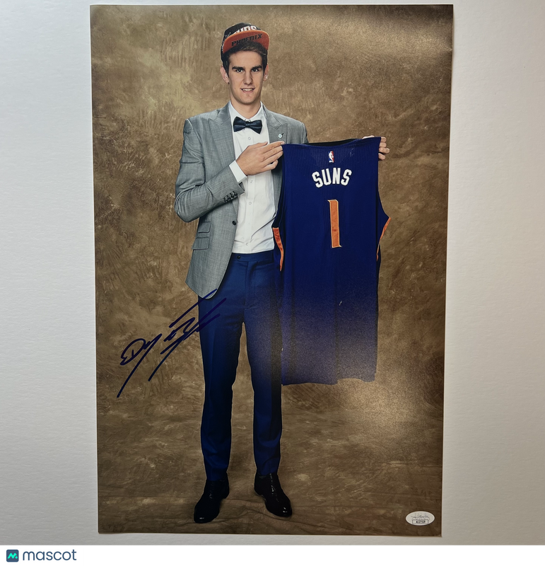 Dragan Bender Phoenix Suns Signed Basketball 12x18 Photo JSA