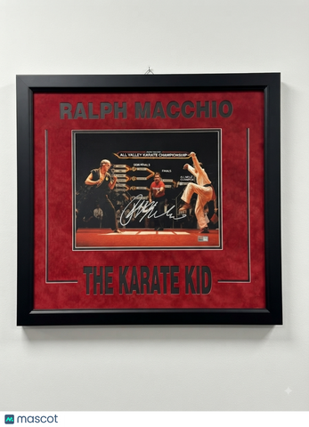 Ralph Macchio Signed 11x14 The Karate Kid Custom Framed Photo TriStar Auto