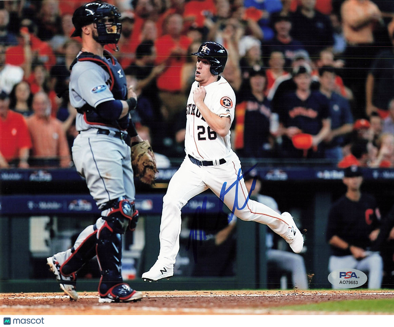 Myles Straw Houston Astros Signed 8x10 Photo PSA