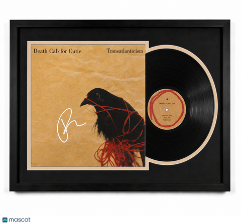 Ben Gibbard Signed Transatlanticism Customed Framed Vinyl  PSA Album Auth