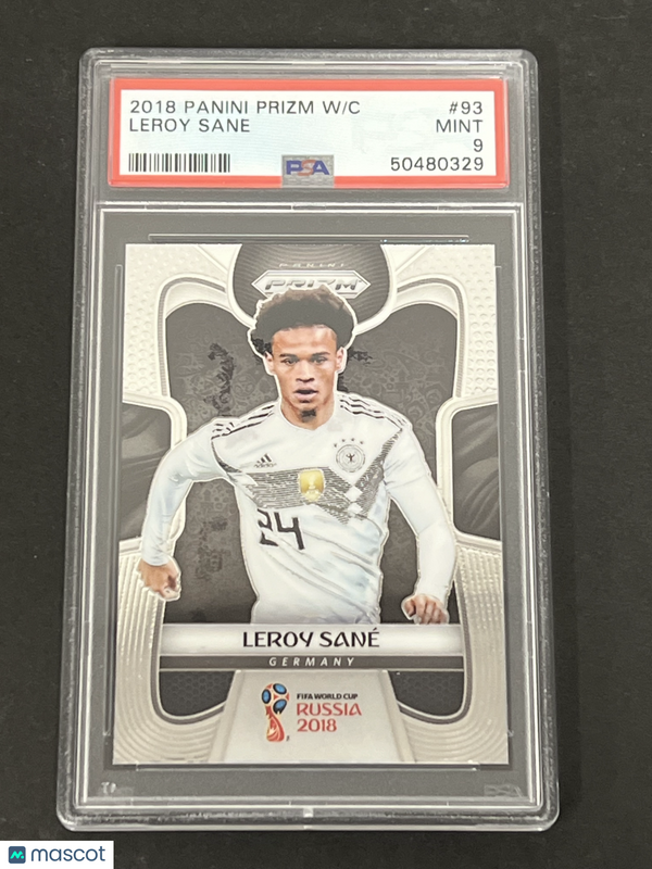 2018 Panini Prizm World Cup #93 Leroy Sane PSA 9