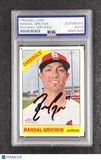 2015 Topps #263 Randal Grichuk Signed Card PSA Auto Slabbed Cardinals