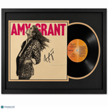 Amy Grant Signed Unguarded Customed Framed Vinyl PSA Album Auth