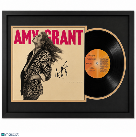 Amy Grant Signed Unguarded Customed Framed Vinyl PSA Album Auth