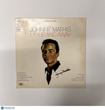 Johnny Mathis Signed Up, Up and Away Vinyl Album PSA