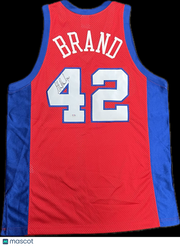 Elton Brand Signed Jersey PSA Philadelphia 76ers Autographed