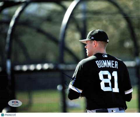 Aaron Bummer Signed 8x10 Photo PSA Chicago White Sox
