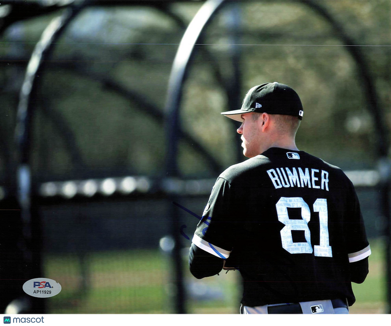 Aaron Bummer Signed 8x10 Photo PSA Chicago White Sox