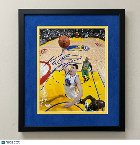 Klay Thompson Golden State Warriors Signed Custom Framed 11x14 Photo PSA