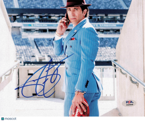 Sean Stellato Signed Football 8x10 Photo PSA Autographed