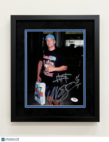 Mike Sanders Signed Wrestling 8x10 Framed Photo PSA Autographed