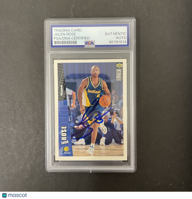 Jalen Rose 1996 Upper Deck Collector's Choice#258 Signed Card PSA Autographed