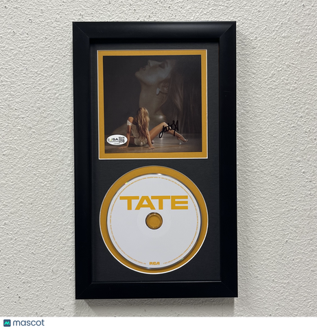 Tate McRae Signed Think Later Framed CD JSA Autographed