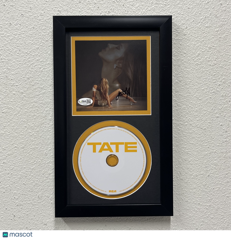 Tate McRae Signed Think Later Framed CD JSA Autographed
