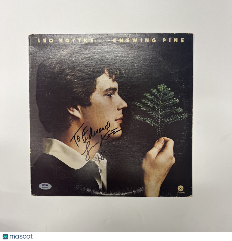 Leo Kottke Signed Chewing Pine Vinyl Album PSA Autographed
