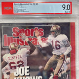 Joe Montana Sports Illustrated Vol.72 #5 Signed Magazine PSA 9 Auto 10