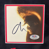 The Weeknd Signed CD Cover Framed PSA/DNA Autographed Hurry Up Tomorrow