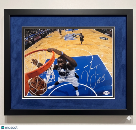 Victor Oladipo Orlando Magic Signed Basketball 11x14 Custom Framed Photo PSA
