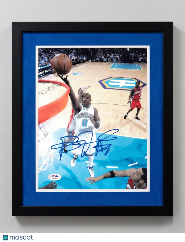 Bobby Jackson New Orleans Pelicans Signed 8x10 Custom Framed Photo PSA