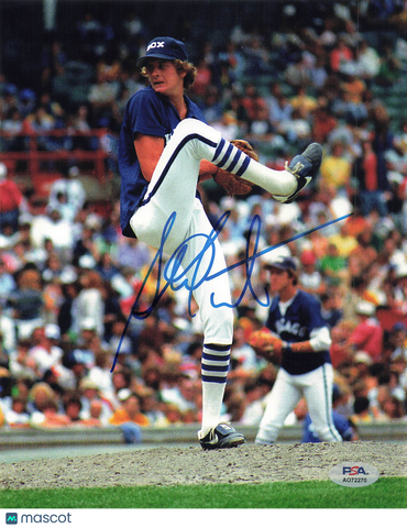 Steve Trout Chicago White Sox Signed 8x10 Photo PSA