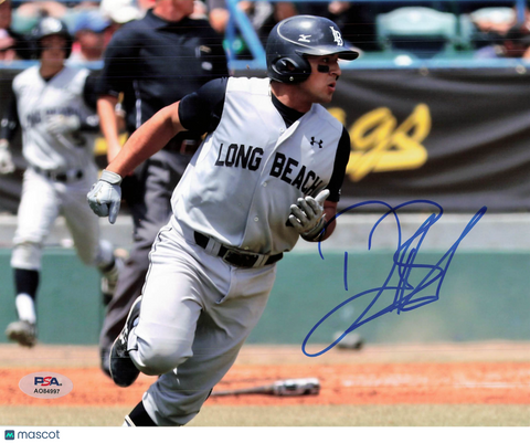 David Banuelos Long Beach State Dirtbags Signed 8x10 Photo PSA