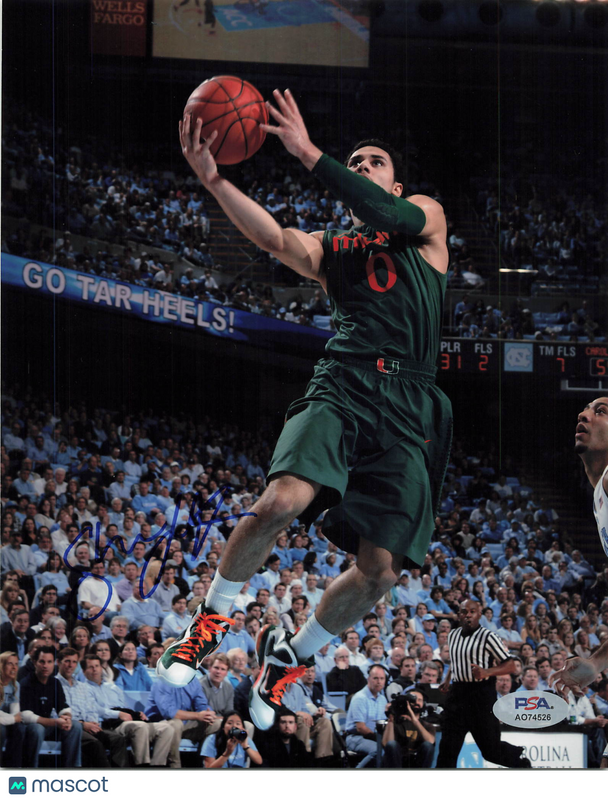 Shane Larkin Signed photo PSA Miami Hurricanes