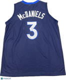 Jaden McDaniels Signed Jersey PSA Minnesota Timberwolves Autographed