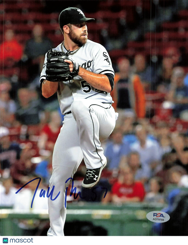 Zach Putnam Chicago White Sox Signed 8x10 Photo PSA