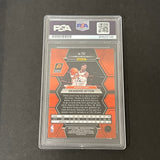2022-23 Panini Mosaic #152 Deandre Ayton Reactive Yellow Prizm signed card PSA